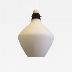  Stilnovo Pair of Italian Mid Century Modern Glass Pendants Suspension Fixtures - 1833010