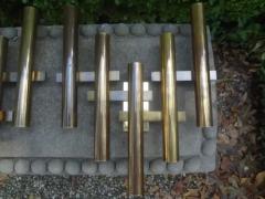  Stilnovo Pair of Italian Modernist Brass Sconces by Stilnovo - 3649883