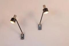  Stilnovo Pair of articulated Stilnovo Wall lights Italy c1950s - 3823193