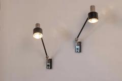  Stilnovo Pair of articulated Stilnovo Wall lights Italy c1950s - 3823195