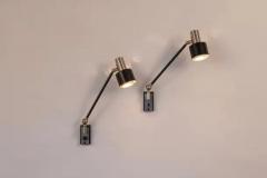  Stilnovo Pair of articulated Stilnovo Wall lights Italy c1950s - 3823211