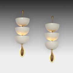  Stilnovo Rare Pair of Stamped Sconces by Stilnovo - 2445439