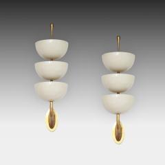  Stilnovo Rare Pair of Stamped Sconces by Stilnovo - 2445444