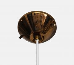  Stilnovo Rare Pendant Ceiling Light Model 1205 in Brass and Etched Glass by Stilnovo - 4794838