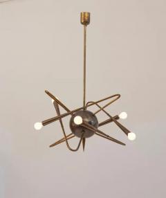  Stilnovo Rare Stilnovo sputnik chandelier Italy c1950 - 3726358