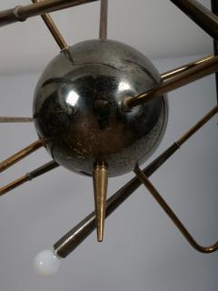  Stilnovo Rare Stilnovo sputnik chandelier c1950 - 4444523