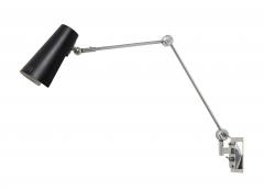  Stilnovo SINGLE BLACK AND CHROME SCONCE BY STILNOVO - 1822282