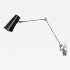  Stilnovo SINGLE BLACK AND CHROME SCONCE BY STILNOVO - 1824150