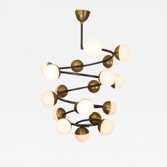  Stilnovo SPIRAL CHANDELIER 18 LIGHT STILNOVO DESIGN - 3170492