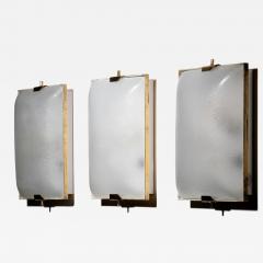  Stilnovo Set of 3 Stilnovo wall lamps - 4319131