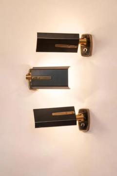  Stilnovo Set of three Stilnovo wall lights Italy c1950 - 3823217