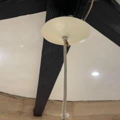  Stilnovo Simple White Perforated Cone Pendant Lamp Aluminum Brass Teak STILNOVO Italy - 2161535