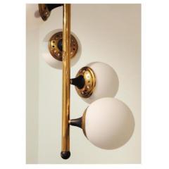  Stilnovo Six Light Mid Century Chandelier by Stilnovo Circa 1960 - 206546