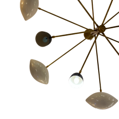  Stilnovo StilNovo White Black 70s Ceiling Lamp - 4004490