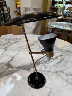  Stilnovo Stilnovo Adjustable Desk Lamp in Black Brass - 4610583