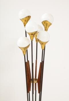  Stilnovo Stilnovo Alberello Floor Lamp with Six Globe Lights 1950s - 1814957