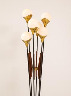  Stilnovo Stilnovo Alberello Floor Lamp with Six Globe Lights 1950s - 1814974