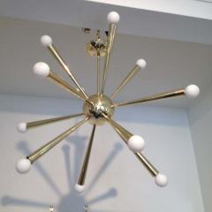  Stilnovo Stilnovo Attributed Sputnik Chandelier Brass - 1823824