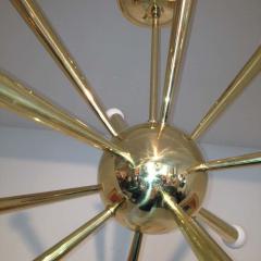  Stilnovo Stilnovo Attributed Sputnik Chandelier Brass - 1823825
