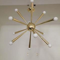  Stilnovo Stilnovo Attributed Sputnik Chandelier Brass - 1823828