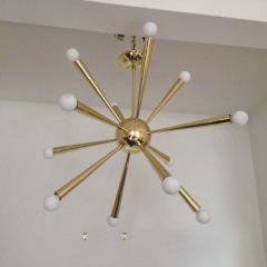  Stilnovo Stilnovo Attributed Sputnik Chandelier Brass - 1823830