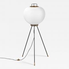  Stilnovo Stilnovo Brass and Metal Floor Lamp 1960 - 4332699