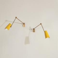  Stilnovo Stilnovo Brass and Metal Wall Lamps - 4494639