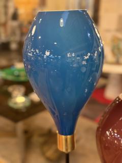  Stilnovo Stilnovo Floor Lamp with Two Incamiciati Glass Shades Italy 1950s 1960s - 4495460