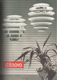  Stilnovo Stilnovo Hanging Lamp 1960s - 3033772