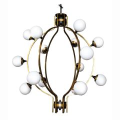  Stilnovo Stilnovo Impressive Spherical Chandelier 1970 - 2704382