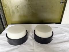  Stilnovo Stilnovo Italian wall sconces opaline glass set of 2 Italy 1960s - 4450906