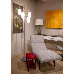  Stilnovo Stilnovo Lantern Style Floor Lamp with Murano Glass Shades 1950s - 2585091