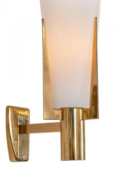  Stilnovo Stilnovo Model 2021 1 Brass Glass Sconces - 3191135
