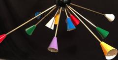  Stilnovo Stilnovo Multi Color Sputnik Chandelier Mid Century Italian Design - 632507