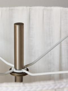  Stilnovo Stilnovo Opaline Glass and Brushed Steel Table Lamp - 4693822