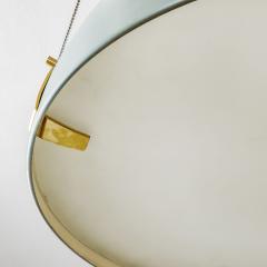  Stilnovo Stilnovo Pendant Lamp in Glass Metal and Brass details 60s - 3092466
