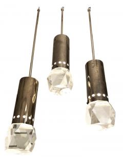  Stilnovo Stilnovo Pendants with Facted Lucite Shades - 752166