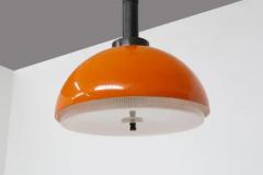  Stilnovo Stilnovo Space Age Ceiling Lamp in Brass and Painted Aluminium - 3672266