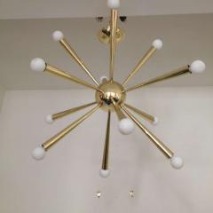  Stilnovo Stilnovo Sputnik Brass Chandelier - 88480