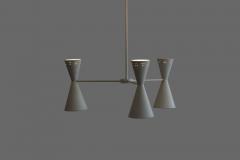  Stilnovo Stilnovo Style Three Arm Chandelier - 4487908