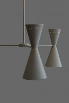  Stilnovo Stilnovo Style Three Arm Chandelier - 4487910