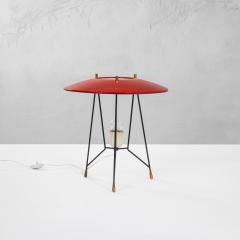  Stilnovo Stilnovo Table Lamp in Lacquered Metal and Brass 50s - 2057495