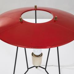  Stilnovo Stilnovo Table Lamp in Lacquered Metal and Brass 50s - 2057496