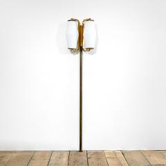  Stilnovo Stilnovo Wall Lamp Tall in Brass and diffusers in Opaline Glass - 2712064