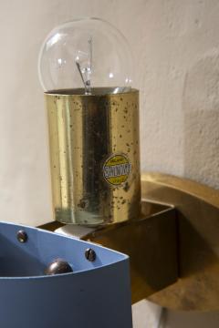  Stilnovo Stilnovo Wall Sconces Brass and Metal with Plexiglas Diffusers 1950 - 4647903