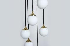  Stilnovo Stilnovo cascading chandelier Iatly circa 1950s - 4316225