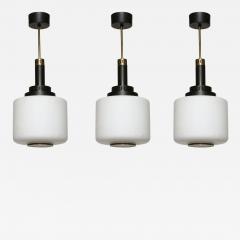  Stilnovo Stilnovo ceiling pendants set of 3 Italy circa 1960s - 3855027