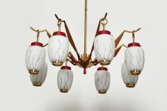  Stilnovo Stilnovo chandelier Italy circa 1960s - 4345835