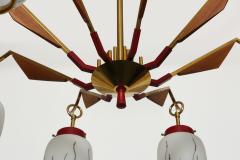  Stilnovo Stilnovo chandelier Italy circa 1960s - 4345837