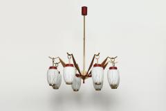 Stilnovo Stilnovo chandelier Italy circa 1960s - 4345842